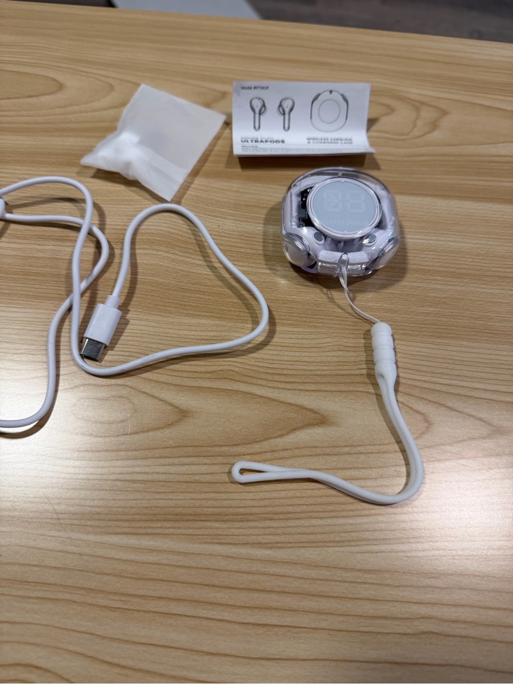 Ultrapods wireless earbuds and charging case